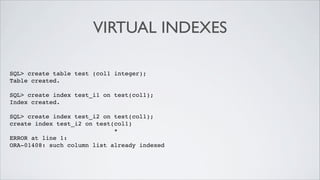 Indexing Strategies for Oracle Databases - Beyond the Create Index ...