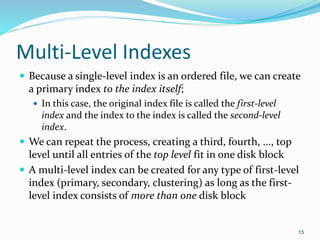 Indexing structure for files | PPTX