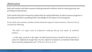 Index insurance and cash transfers: A comparative analysis from Nothern Kenya