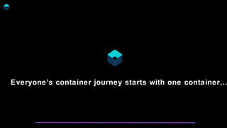 Everyone’s container journey starts with one container…
 