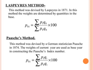 paasche index definition