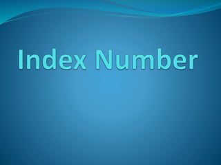 Index number | PPT