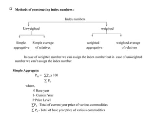 Index Number-3.ststistics for economics pptx | PPTX
