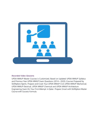 UPDA Exam Qatar - SkillXplore | DOCX