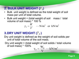 Index property of soil | PPTX