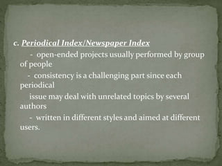 Index report | PPTX