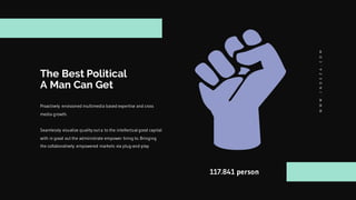 Proactively envisioned multimedia based expertise and cross
media growth.
Seamlessly visualize quality out a to the intellectual good capital
with in good out the administrate empower bring to. Bringing
the collaboratively empowered markets via plug-and-play
The Best Political
A Man Can Get
117.841 person
WWW.INDEZA.COM
 