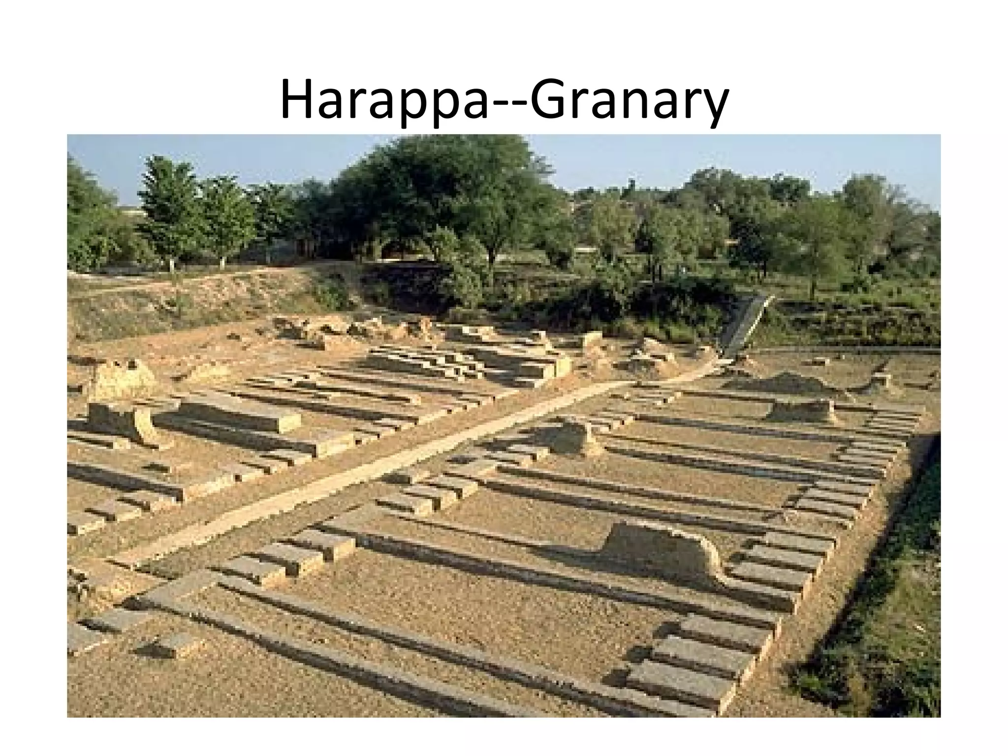 Harappa--Granary