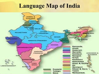 Language Map of India
 