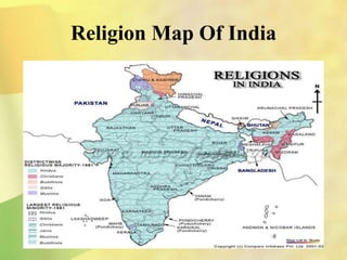 Religion Map Of India
 