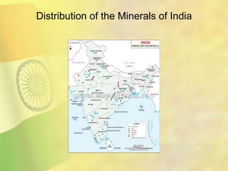 Distribution of the Minerals of India
 