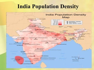 India Population Density
 