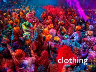 clothing
 
