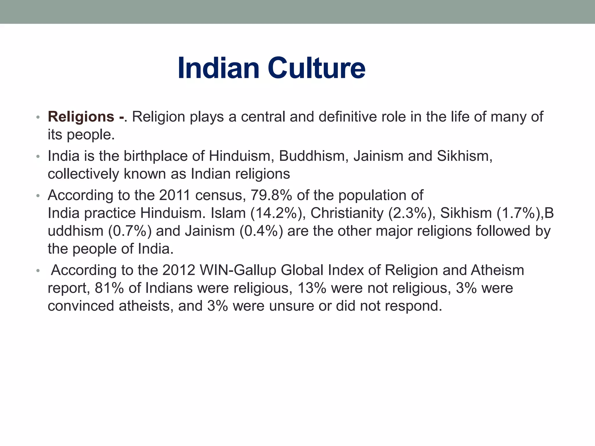 Indian Business Etiquettes and Its Culture. | PPTX