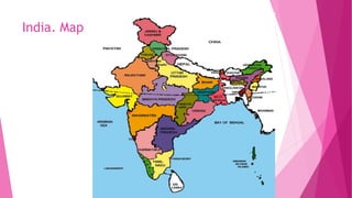 India. Map
 