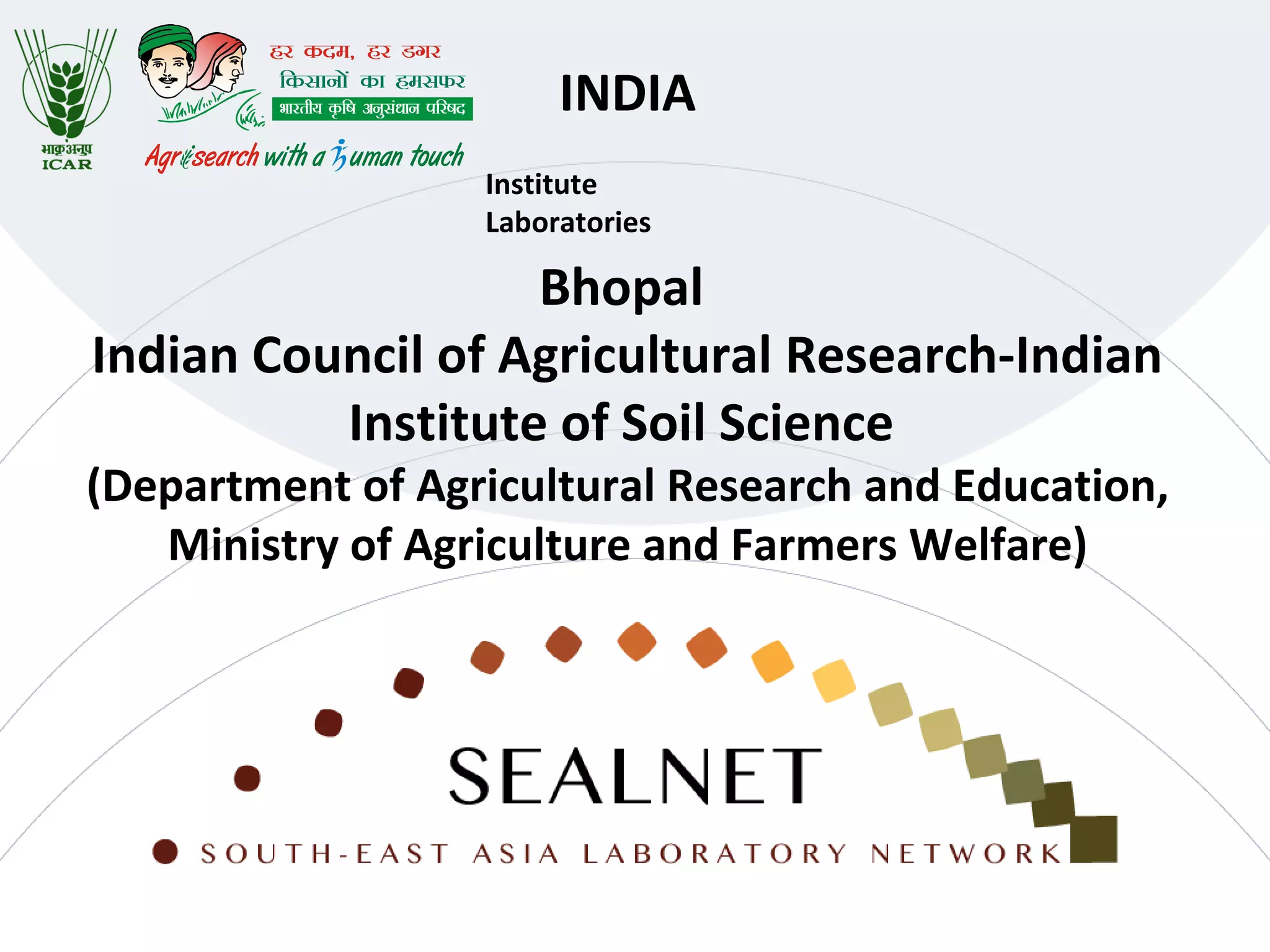 India, Bhopal, Indian Council of Agricultural Research, Indian ...