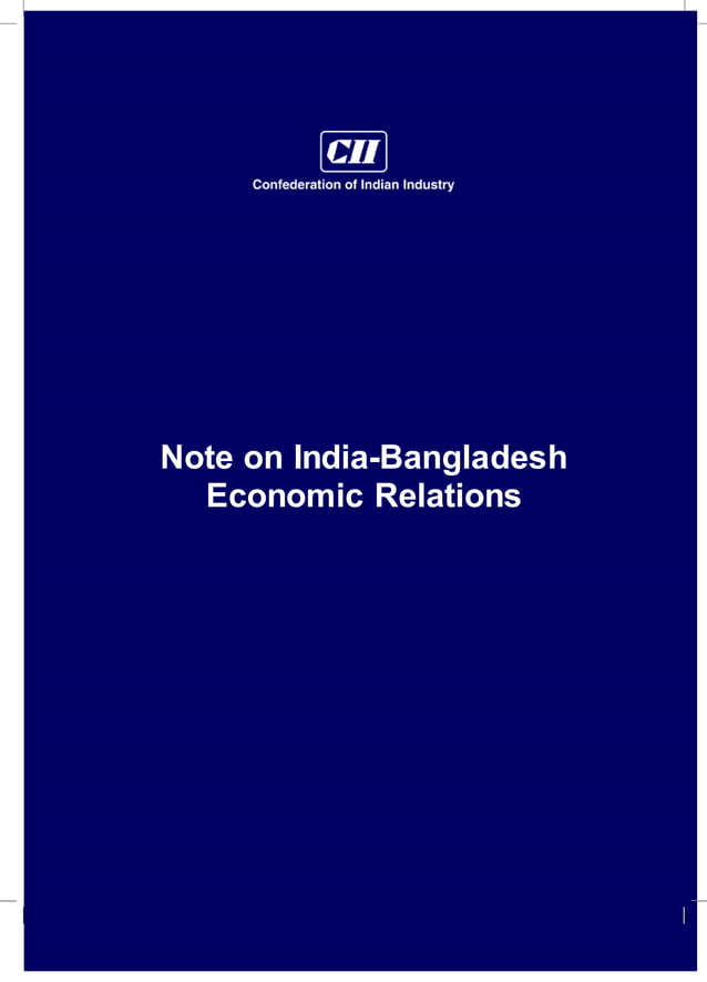 India Bangladesh Relations PDF
