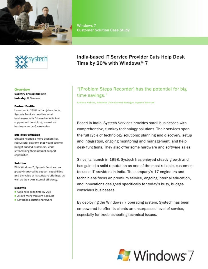 Support Expert Windows 7 Support | india based it service provider cuts help desk time by 20 Support Expert Windows 7 Support | india based it service provider cuts help desk time by 20