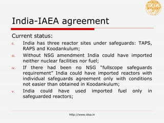 India-IAEA agreement ,[object Object],[object Object],[object Object],[object Object],[object Object]