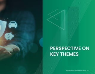 21
INDIA INSURTECH LANDSCAPE AND TRENDS
PERSPECTIVE ON
KEY THEMES
21
INDIA INSURTECH LANDSCAPE AND TRENDS
 
