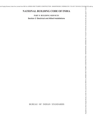 54
NATIONAL
BUILDING
CODE
OF
INDIA
2016
Table 17 Percentage Sky Components on the Vertical Plane Parallel
to a Vertical Rectangular Opening for the Clear Design Sky
(Clause B-1.1)
l/d
h/d
0.1 0.2 0.3 0.4 0.5 0.6 0.7 0.8 0.9 1.0 1.1 1.2 1.3 1.4 1.5 1.6 1.7 1.8 1.9 2.0 3.0 4.0 5.0 10.0 INF
(1) (2) (3) (4) (5) (6) (7) (8) (9) (10) (11) (12) (13) (14) (15) (16) (17) (18) (19) (20) (21) (22) (23) (24) (25) (26)
0.1 0.728 1.429 2.078 2.600 3.167 3.660 3.964 4.265 4.513 4.717 4.883 5.020 5.132 5.225 5.301 5.365 5.418 5.463 5.501 5.533 5.687 5.733 5.749 5.765 5.766
0.2 1.429 2.803 4.007 5.221 6.220 7.073 7.790 8.385 8.876 9.278 9.609 9.880 10.103 10.286 10.439 10.565 10.671 10.760 10.835 10.899 11.207 11.296 11.330 11.362 11.365
0.3 2.068 4.061 5.913 7.580 9.040 10.285 11.337 12.212 12.934 13.528 14.016 14.417 14.747 15.020 15.246 15.434 15.591 15.724 15.836 15.931 16.390 16.523 16.574 16.623 16.627
0.4 2.529 4.970 7.249 9.312 11.133 12.707 14.042 15.164 16.097 16.870 17.507 18.025 18.458 18.816 19.113 19.360 19.568 19.742 19.890 20.015 20.624 20.801 20.868 20.933 20.939
0.5 2.852 5.608 8.186 10.529 12.606 14.401 15.952 17.256 18.350 19.262 20.021 20.652 21.177 21.613 21.978 22.275 22.530 22.746 22.923 23.082 23.836 24.056 24.140 24.222 24.229
0.6 3.086 6.070 8.867 11.415 13.681 15.656 17.353 18.793 20.008 21.027 21.879 22.592 23.189 23.689 24.109 24.462 24.761 25.014 25.229 25.412 26.229 26.561 26.662 26.759 26.768
0.7 3.259 6.413 9.373 12.074 14.482 16.588 18.402 19.949 21.257 22.359 23.285 24.063 24.716 25.267 25.731 26.124 26.458 26.742 26.984 27.192 28.214 28.517 28.634 28.748 28.758
0.8 3.389 6.672 9.755 12.573 15.090 17.296 19.201 20.830 22.212 23.380 24.365 25.195 25.895 26.486 26.987 27.412 27.775 28.084 28.350 28.578 29.720 30.065 30.198 30.327 30.339
0.9 3.489 6.869 10.046 12.955 15.556 17.840 19.817 21.511 22.952 24.173 25.206 26.078 26.816 27.441 27.972 28.424 28.810 29.141 29.426 29.672 30.927 31.303 31.451 31.596 31.610
1.0 3.565 7.024 10.272 13.250 15.917 18.263 20.297 22.043 23.531 24.795 25.866 26.773 27.542 28.196 28.572 29.226 29.633 29.982 30.283 30.544 31.889 32.302 32.467 32.627 32.643
1.1 3.625 7.139 10.447 13.481 16.200 18.594 20.674 22.462 23.989 25.288 26.391 27.326 28.121 28.798 29.375 29.869 30.293 30.658 30.973 31.246 32.670 33.117 33.297 33.473 33.491
1.2 3.672 7.233 10.586 13.663 16.423 18.857 20.973 22.795 24.353 25.681 26.810 27.770 28.587 29.283 29.878 30.388 30.826 31.204 31.532 31.816 33.309 33.796 33.981 34.173 34.193
1.3 3.709 7.307 10.696 13.807 16.602 19.067 21.213 23.062 24.646 25.998 27.148 28.128 28.963 29.676 30.286 30.810 31.261 31.651 31.989 32.283 33.836 34.350 34.550 34.756 34.779
1.4 3.739 7.366 10.784 13.924 16.745 19.236 21.406 23.278 24.884 26.255 27.424 28.420 29.271 29.998 30.621 31.157 31.618 32.018 32.365 32.667 34.374 34.813 35.035 35.247 35.271
1.5 3.763 7.414 10.856 14.018 16.861 19.373 21.563 23.454 25.077 26.465 27.649 28.660 29.523 30.262 30.897 31.443 31.914 32.322 32.677 32.986 34.641 35.202 35.436 35.663 35.689
1.6 3.783 7.453 10.914 14.095 16.956 19.485 21.692 23.599 25.236 26.638 27.835 28.857 29.732 30.482 31.226 31.680 32.160 32.575 32.937 33.253 34.950 35.532 35.776 36.017 36.046
1.7 3.799 7.485 10.962 14.158 17.034 19.578 21.798 23.718 25.368 26.781 27.989 29.022 29.906 30.665 31.317 31.879 32.366 32.888 33.156 33.477 35.211 35.812 36.067 36.321 36.352
1.8 3.812 7.512 11.002 14.211 17.099 19.655 21.886 23.817 25.478 26.900 28.118 29.160 30.052 30.818 31.477 32.046 32.539 32.967 33.340 33.666 35.435 36.052 36.316 36.584 36.617
1.9 3.824 7.534 11.035 14.254 17.153 19.719 21.960 23.900 25.570 27.001 28.226 26.276 30.175 30.948 31.613 32.188 32.686 33.119 33.497 33.828 35.626 35.259 36.532 36.812 36.847
2.0 3.833 7.553 11.062 14.291 17.199 19.773 22.022 23.970 25.647 27.086 28.318 29.374 31.279 31.058 31.728 32.308 32.811 33.249 33.631 33.965 35.791 36.438 36.719 37.011 37.048
3.0 3.876 7.639 11.192 14.463 17.412 20.027 22.316 24.302 26.016 27.491 28.757 29.846 30.783 31.592 32.291 32.898 33.427 33.889 34.294 34.551 36.640 37.380 37.715 38.107 38.157
4.0 3.888 7.663 11.228 14.511 17.471 20.098 22.398 24.398 26.121 27.606 28.884 29.983 30.930 31.748 32.457 33.074 33.611 34.082 34.496 34.860 36.915 37.699 38.063 38.510 38.579
5.0 3.893 7.672 11.241 14.529 17.494 20.125 22.430 24.432 26.161 27.650 28.932 30.035 30.986 31.808 32.521 33.142 33.683 34.157 34.574 34.943 37.028 37.834 38.214 38.696 38.781
10.0 3.897 7681 11.254 14.546 17.515 20.150 22.459 24.466 26.199 27.693 28.978 30.085 31.041 31.867 32.584 33.208 33.753 34.231 34.652 35.024 37.144 37.978. 38.382 38.927 39.057
INF 3.898 7.682 11.256 44.548 17.518 20.154 22.464 24.471 26.205 27.699 28.985 30.093 31.049 31.876 32.593 33.218 33.764 34.243 34.664 35.037 37.162 38.003 38.411 38.978 39.172
ok
Supply
Bureau
Under
the
License
from
BIS
for
LARSEN
AND
TOUBRO
CONSTRUCTION
-
MANAPAKKAM,
CHENNAI
ON
17-03-2017
09:00:59
(123.63.24.35)
valid
u
Supplied by Book Supply Bureau Under the License from BIS for LARSEN AND TOUBRO CONSTRUCTION - MANAPAKKAM, CHENNAI ON 17-03-2017 09:00:59 (123.63.24.35) valid upto31-12-2017
 