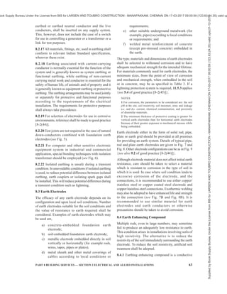 60 NATIONAL BUILDING CODE OF INDIA 2016
4B SLAB WITH BEAM
All dimensions in millimetres.
NOTES
1 RCC slab steel reinforcement not shown.
2 Fan clamp shall be placed in position such that its projecting arms are in the line of length of beam.
FIG. 4 TYPICAL DESIGN OF FAN CLAMPS
4A SLAB
Supplied
by
Book
Supply
Bureau
Under
the
License
from
BIS
for
LARSEN
AND
TOUBRO
CONSTRUCTION
-
MANAPAKKAM,
CHENNAI
ON
17-03-2017
09:00:59
(123.63.24.35)
valid
upto31-12-2017
ook Supply Bureau Under the License from BIS for LARSEN AND TOUBRO CONSTRUCTION - MANAPAKKAM, CHENNAI ON 17-03-2017 09:00:59 (123.63.24.35) valid up
 