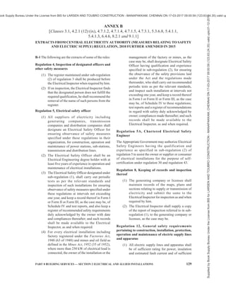 126 NATIONAL BUILDING CODE OF INDIA 2016
SINo. Details Symbol SINo. Details Symbol
~
/
- ..
56. Relay T
45. One - way switch, three pole
N 2
46. Single pole pull switch
~ 57. Circuit-Breaker
¢
47. Multiposition switch
V 58. Isolator
~
for different degrees of lighting
I
48. Two-way switch
/ 59. Residual current circuit breaker
..f'V1../I-*-
49. Intermediate switch
X 60. Surge protective device
~
50. Period limiting switch
crf 61 . Fuse
$
51 . Time switch
l~o'O I
62. Signal lamp
®
52. Pendant switch
cfP 63. Link
~
co I I
Distribution boards,
53. Push botton 64. cubicle box, main
fuse board with switches
I I
54. Luminous push botton
C® 65. Socket outlet, 6A
YOR A
55. Restricted access push botton
@] 66. Socket outlet, 16 A
A
Supplied
by
Book
Supply
Bureau
Under
the
License
from
BIS
for
LARSEN
AND
TOUBRO
CONSTRUCTION
-
MANAPAKKAM,
CHENNAI
ON
17-03-2017
09:00:59
(123.63.24.35)
valid
upto31-12-2017
ook Supply Bureau Under the License from BIS for LARSEN AND TOUBRO CONSTRUCTION - MANAPAKKAM, CHENNAI ON 17-03-2017 09:00:59 (123.63.24.35) valid up
 