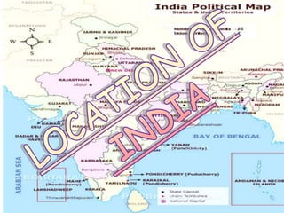 (India size and location) | PPT