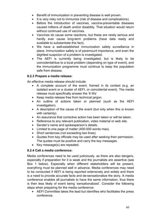 India AEFI guidelines final draft document | PDF