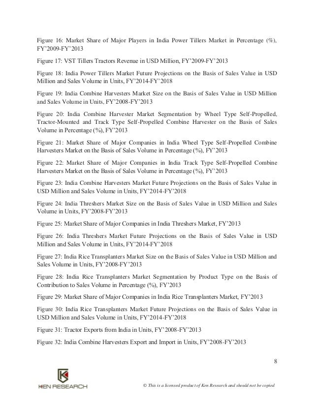 India Agricultural Equipment Industry Outlook to 2018 Growing Potential of the Rice