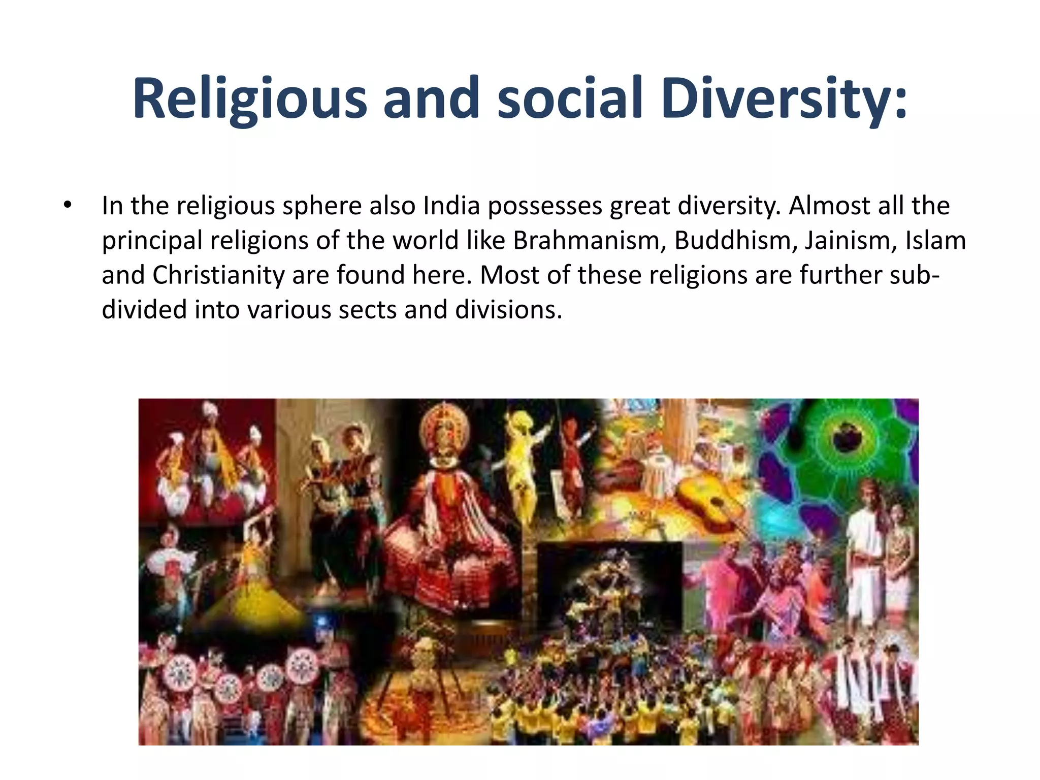 India a land of diversity | PPTX