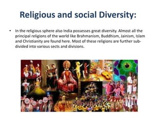 India a land of diversity | PPTX