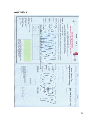 23
ANNEXURE – 1
 