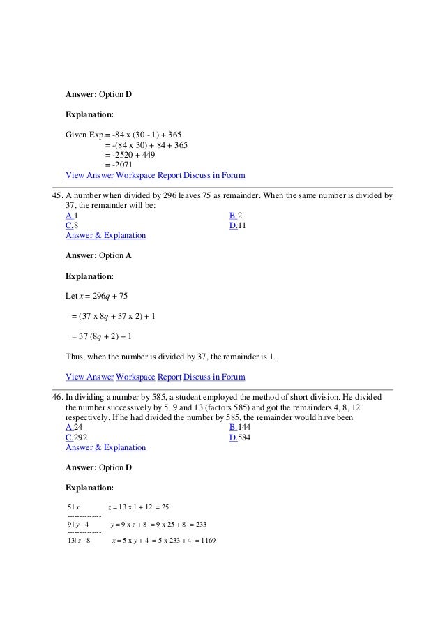 Indiabix All Math Solution Learninghomebd Indiabix All Math Solution Learninghomebd