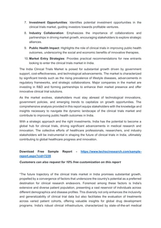 India Clinical Trials Market: Industry Size and Growth Trends [2030 ...
