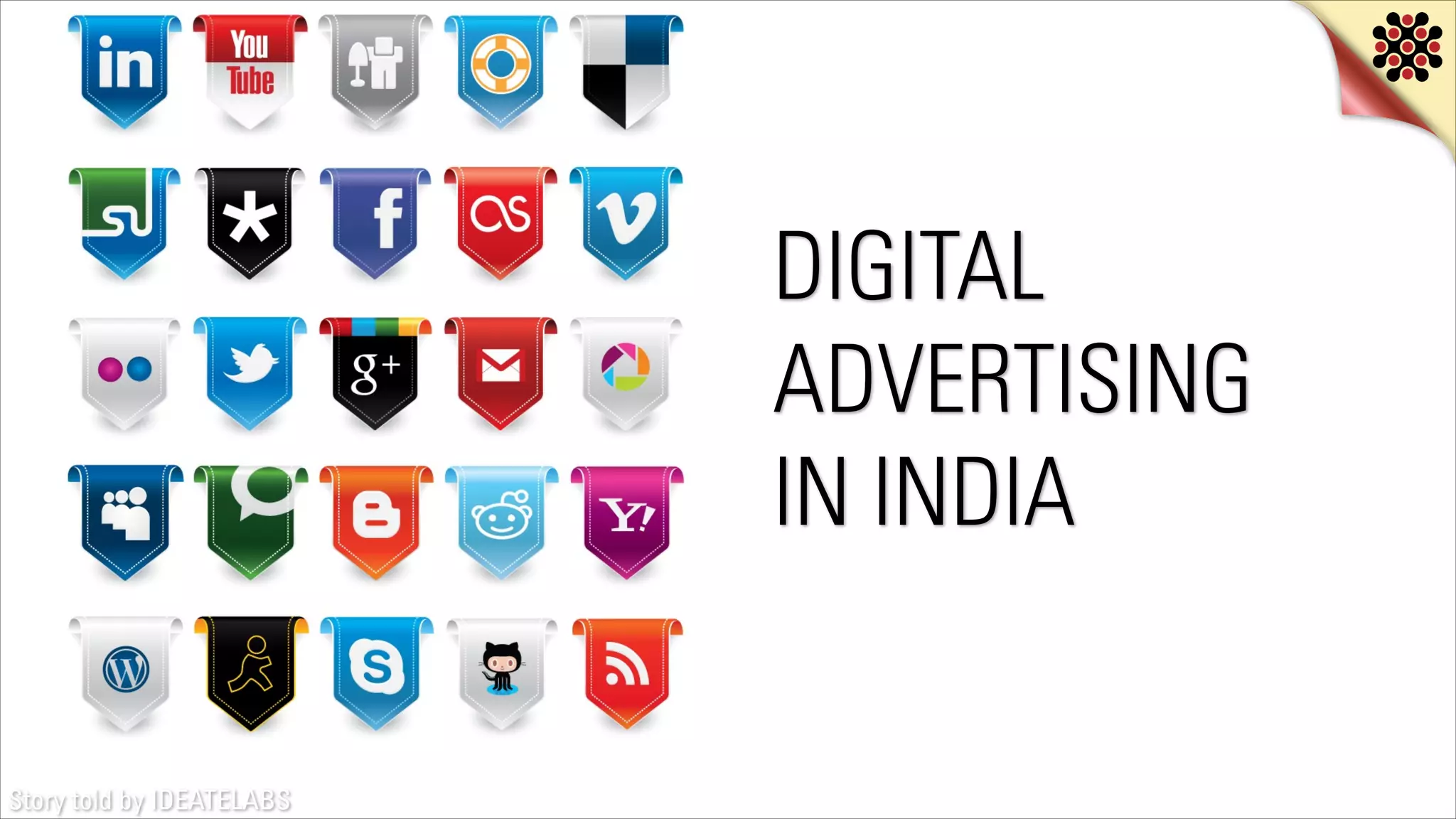 DIGITAL
ADVERTISING
IN INDIA
Story told by IDEATELABS

 
