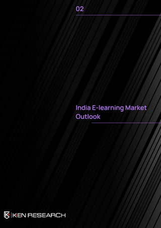 02
India E-learning Market
Outlook
 
