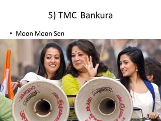 5) TMC Bankura
• Moon Moon Sen
 