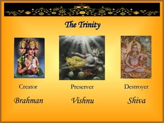 Destroyer Shiva Preserver Vishnu Creator Brahman The Trinity 