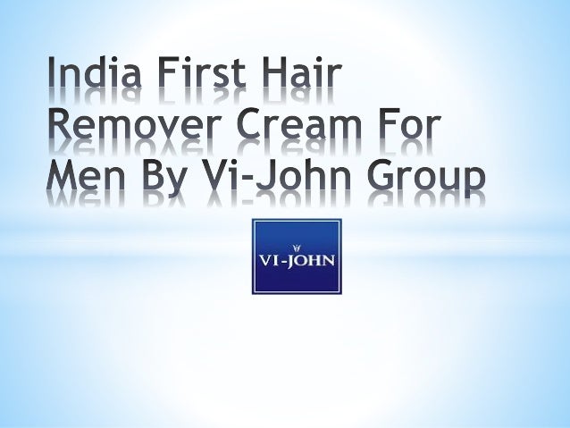 India First Hair Remover Cream For Men By Vi John