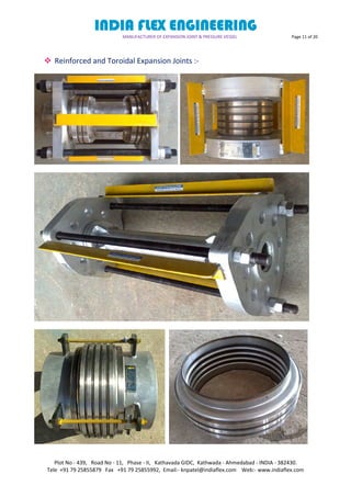 India Flex Engineering, Ahmedabad, Metallic and Non-Metallic Expansion Joint