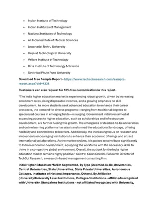 India Higher Education Market Size and Growth: A Deep Dive into Key ...