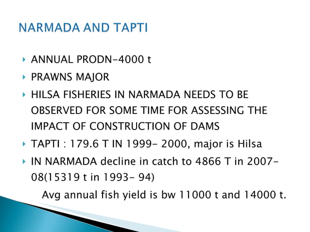 INDIA INLAND CAPTURE FISHERIES | PPT | Fish and Aquariums | Pets