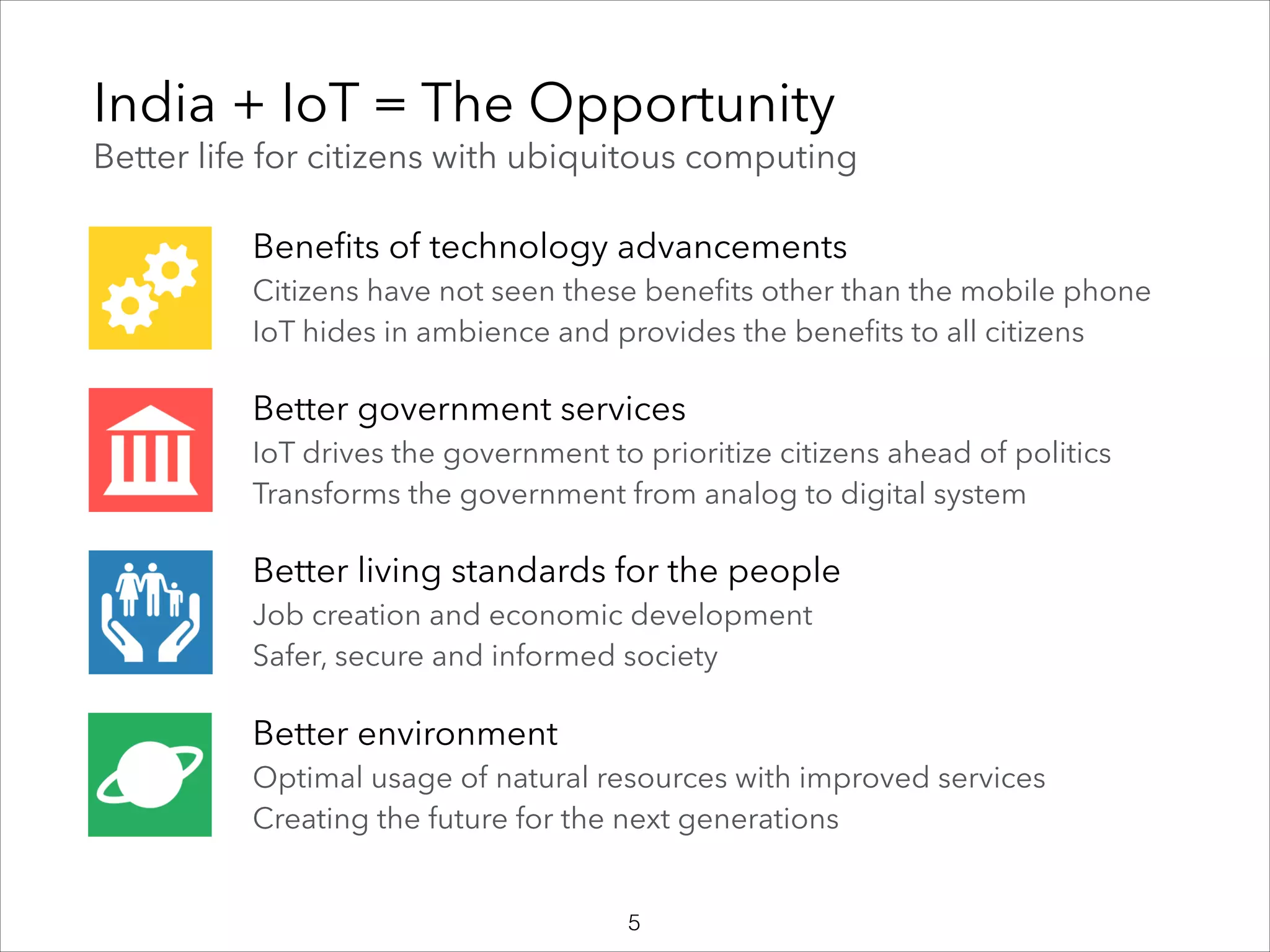 India, Internet of things and the role of government | PDF