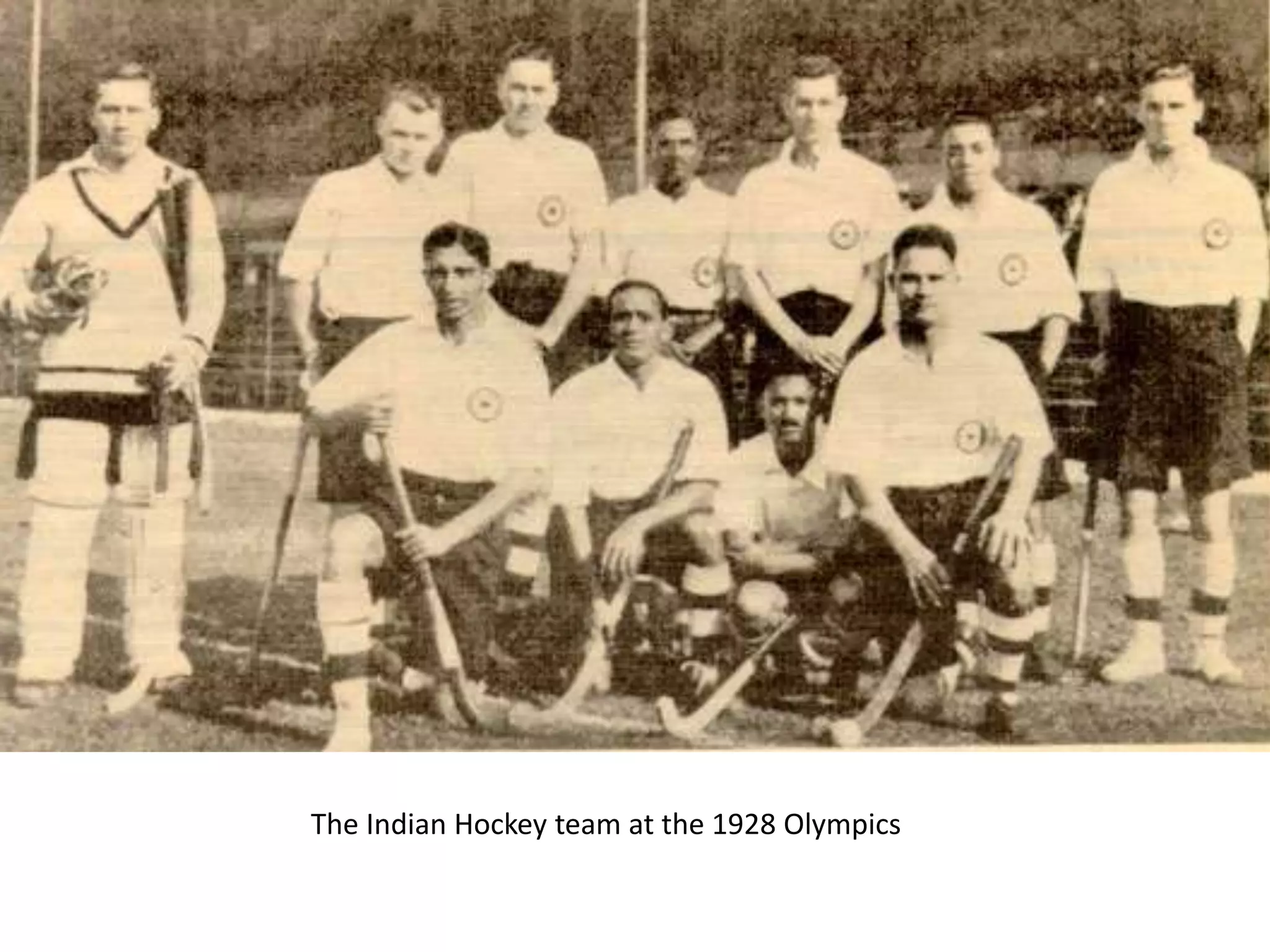 The Indian Hockey team at the 1928 Olympics
 