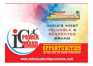 India leadership conclave 2019