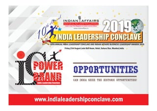 India leadership conclave 2019