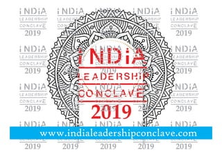 India leadership conclave 2019