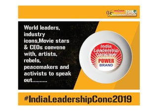 India leadership conclave 2019