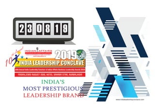 India leadership conclave 2019